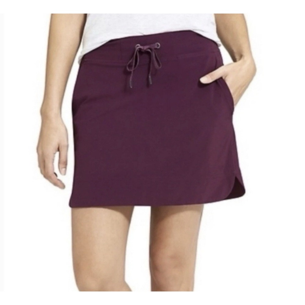 Athleta Modern Metro Midtown Skort  -Women's 6-  Wine Built In Shorts Sporty